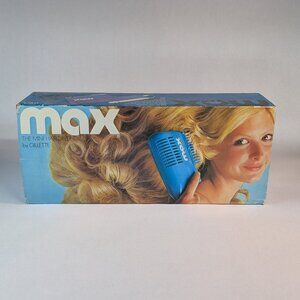 Gillette Max Mini Hair Dryer Vintage NOS w/ Box